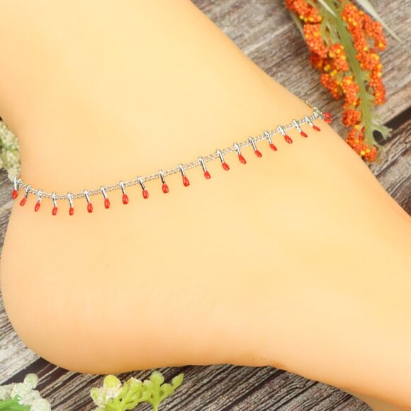 "Elegant Handmade Anklet – Delicate Jewelry for Women, MAR091304 - Picture 1 of 10